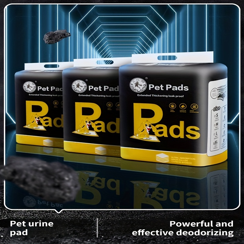 thickened bamboo charcoal dog training pads, 50/100pcs super
