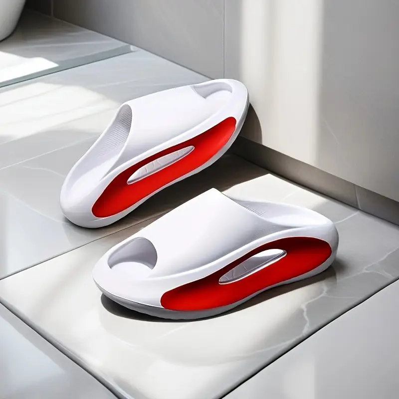 womens lightweight eva slippers non slip durable contrasting suitable for indoor and outdoor comfortable casual shoes durable slippers Product details 0