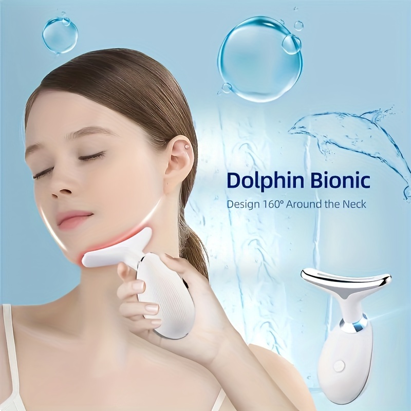 

Rechargeable Led Multi-colored Face And Neck Massager