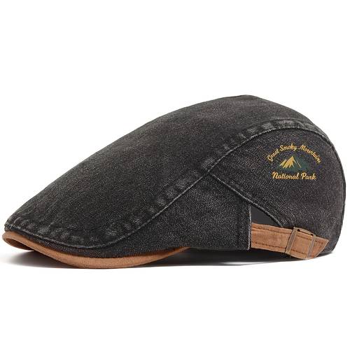 boina de vintage y ajustable, gorra de béisbol estilo repartidor de casual para hombre