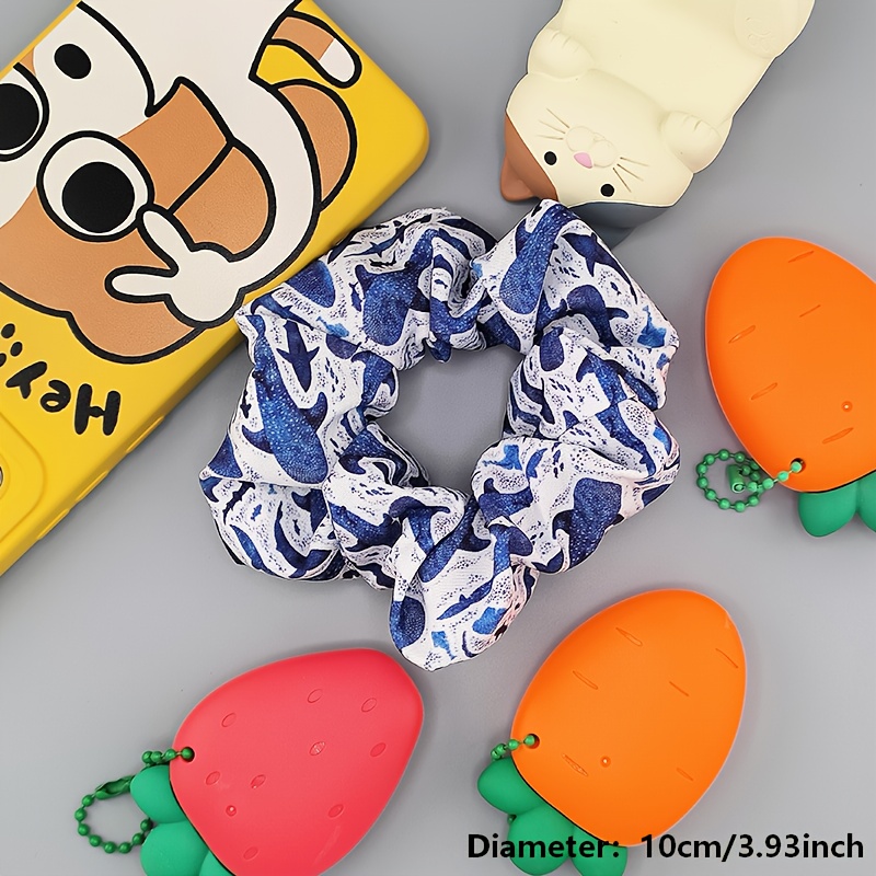 Image of 1 Stylish And Elegant Scrunchie, High-elastic And Durable Hair Tie, Hair Additions, Hair Rope, Fashionable Hair Tie, Hair Care Headwear And Hair Additions, Women's Additions, Hair Tie