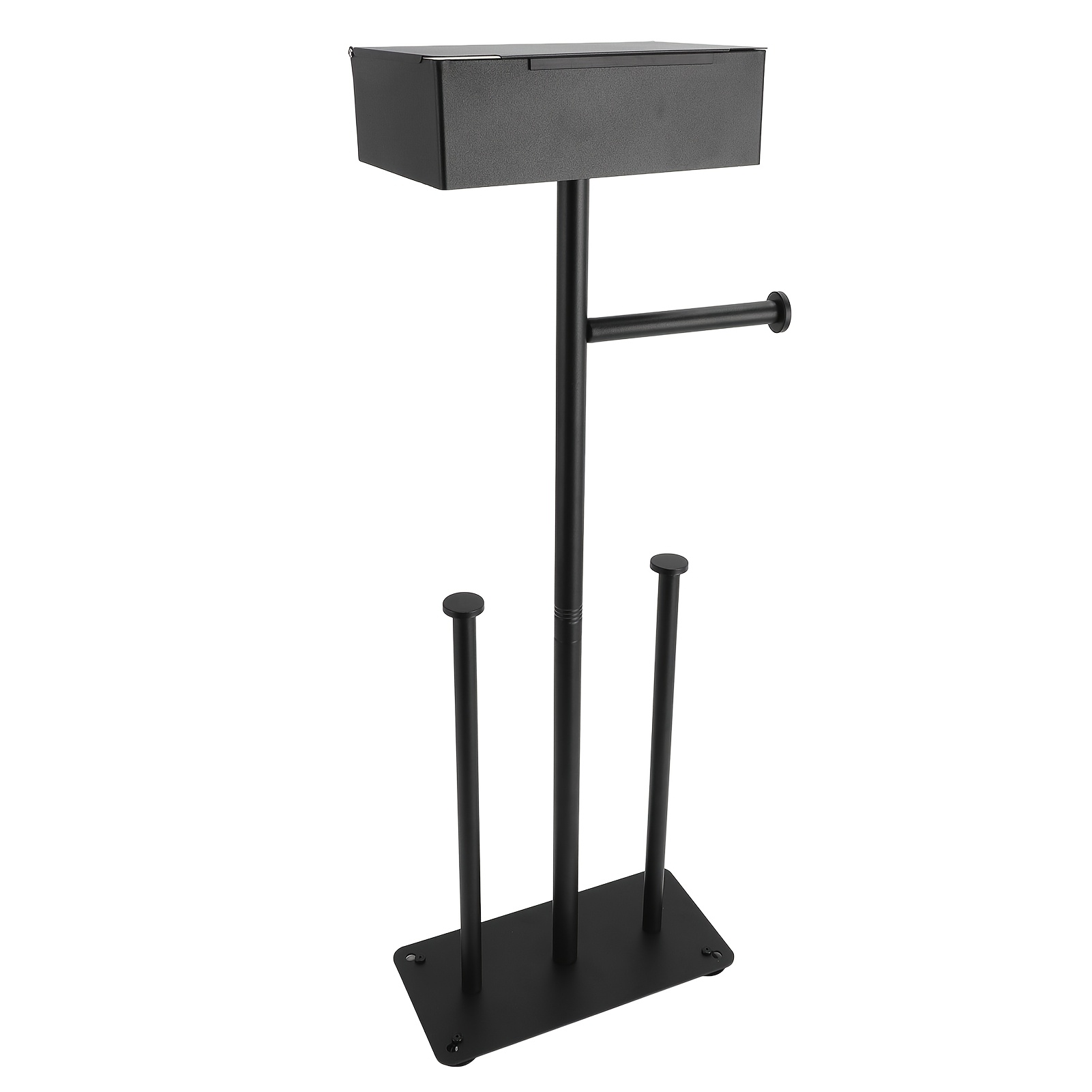 Single Toilet Paper Holder With Storage , Tissue Roll Stand, Bathroom Paper Dispenser For Restroom, Bedroom, Living Area, Bathroom Accessory