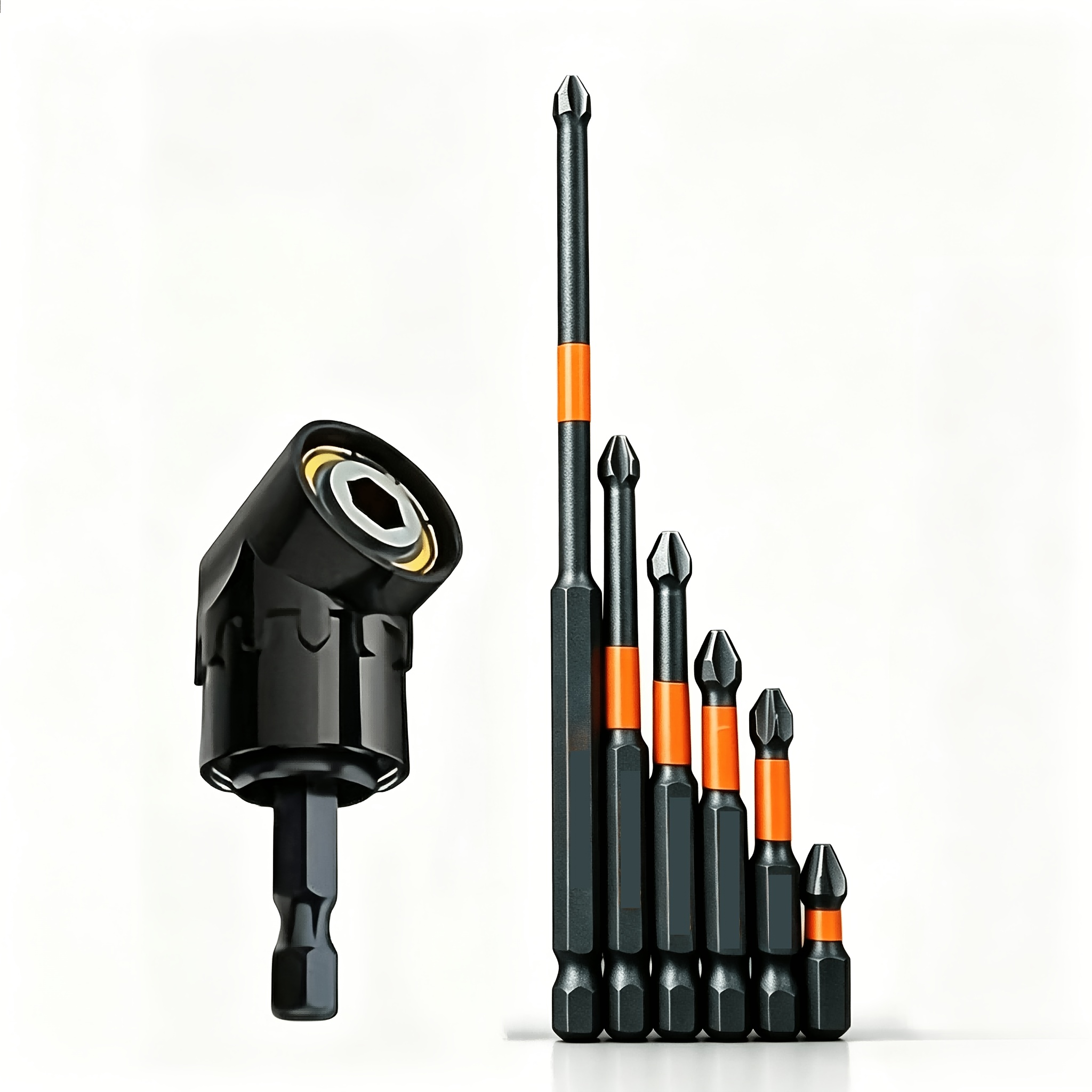 TEMU Kit di attrezzi professionali (inserti per cacciavite, punte per trapano angolare) - Utensile multifunzionale per foratura legno/metallo/terra e