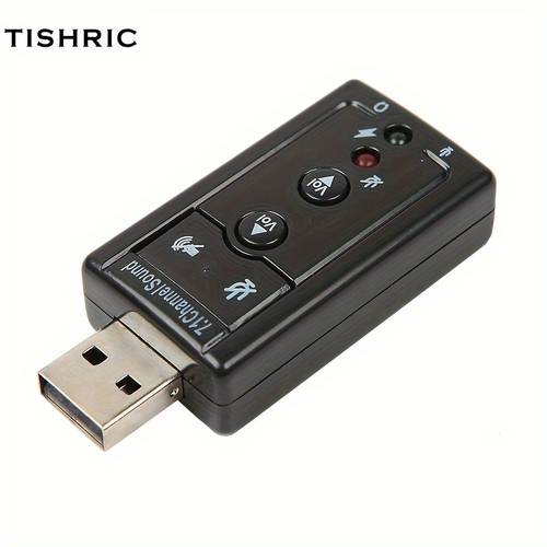 품목 사진 new 전문가용 usb 사운드 카드 7.1 채널 사운드 마이크 헤드셋 오디오 어댑터 (노트북 pc 외부 usb 사운드 카드용)