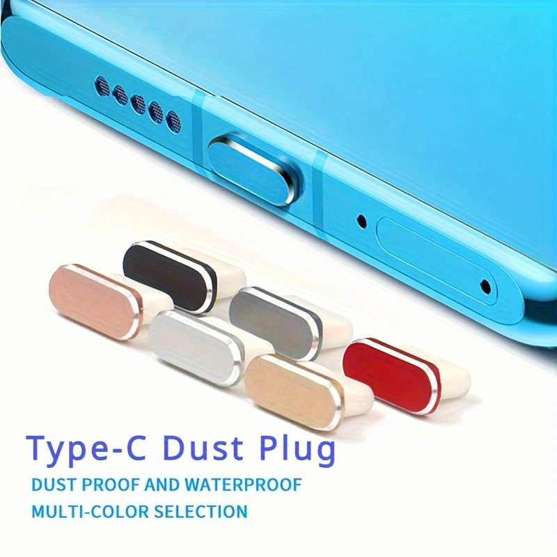 

3-pack Type-c Anti-dust Plugs - Aluminum Alloy Usb-c Port Covers, Dustproof And Waterproof, Compatible With Smartphones And Computers