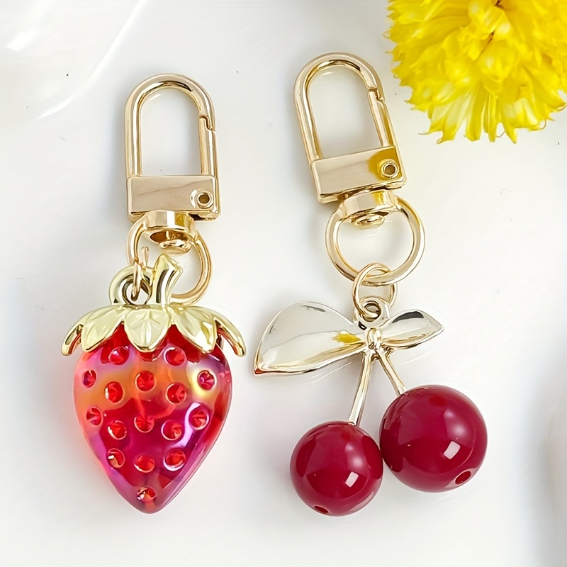 Resin Fruit Bag Charm