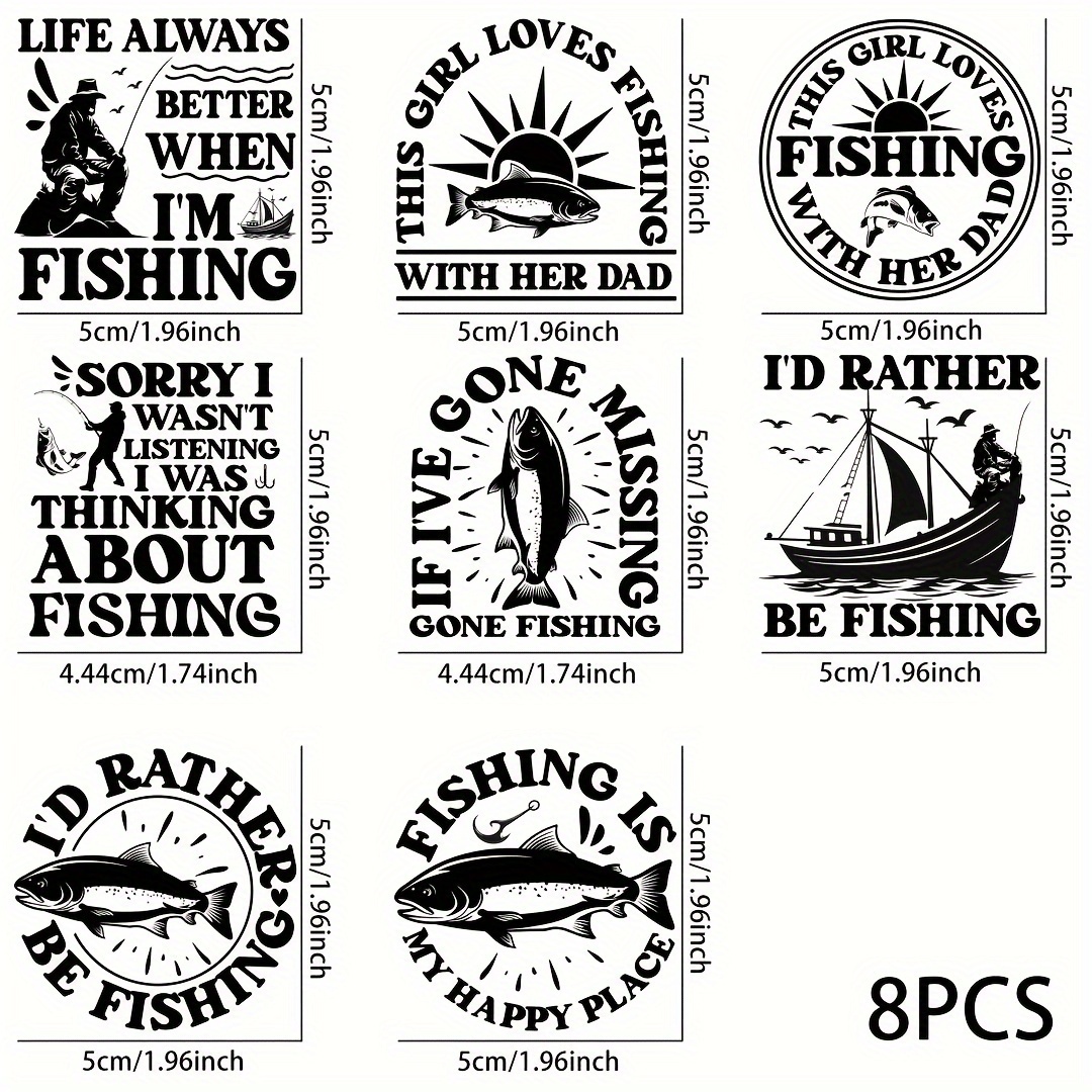 Fashion Outdoor Recreational Sport Fishing Vinyl Decals Fish - Temu