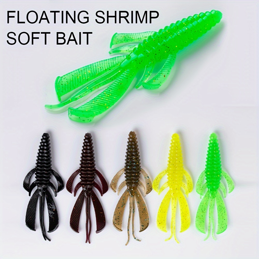 Fishing Lures Artifical Wobblers Swimbait Soft Shrimp Baits - Temu