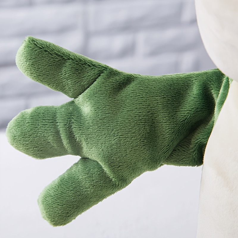 Green Frog Plush Hand Puppet for Storytelling