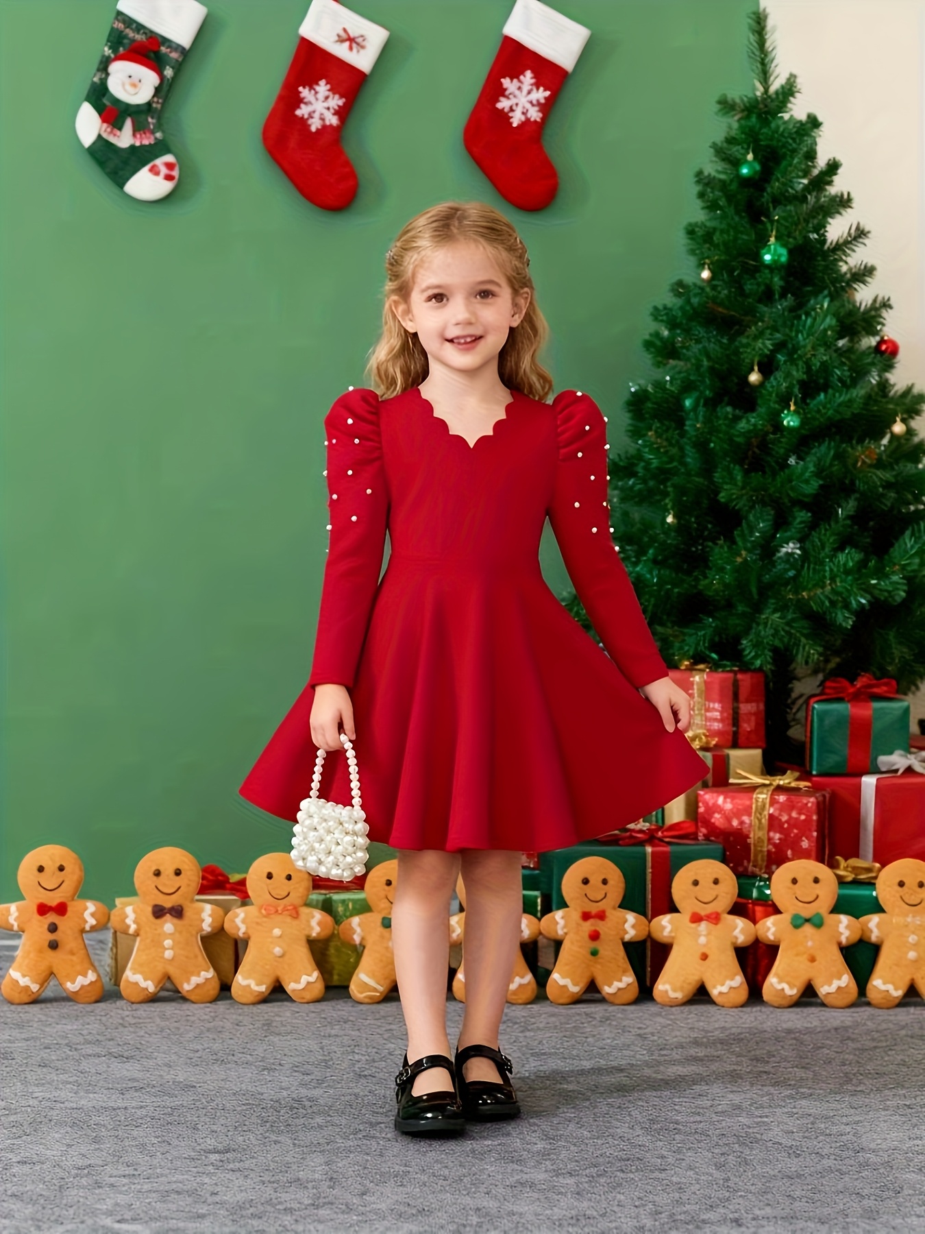 white christmas dresses VC Red Christmas Dress For Women Sexy One Shoulder Sparkle Glitzy Sequ –  Mega Mart Center main image 0