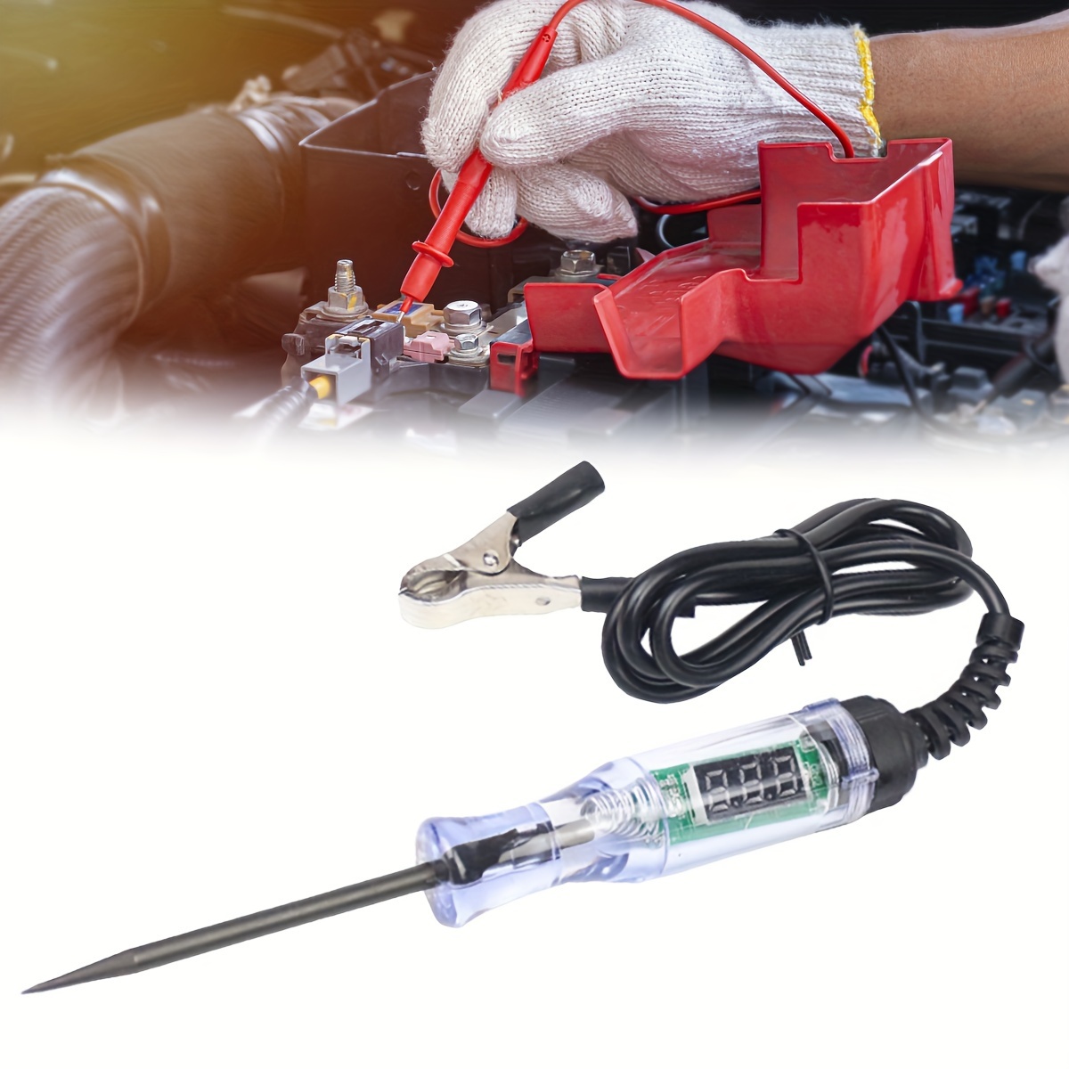 Stylo électrique de voiture stylo de test électrique stylo de test stylo  électrique de voiture entretien de voiture réparation automatique détecteur  détecteur réparation de circuit