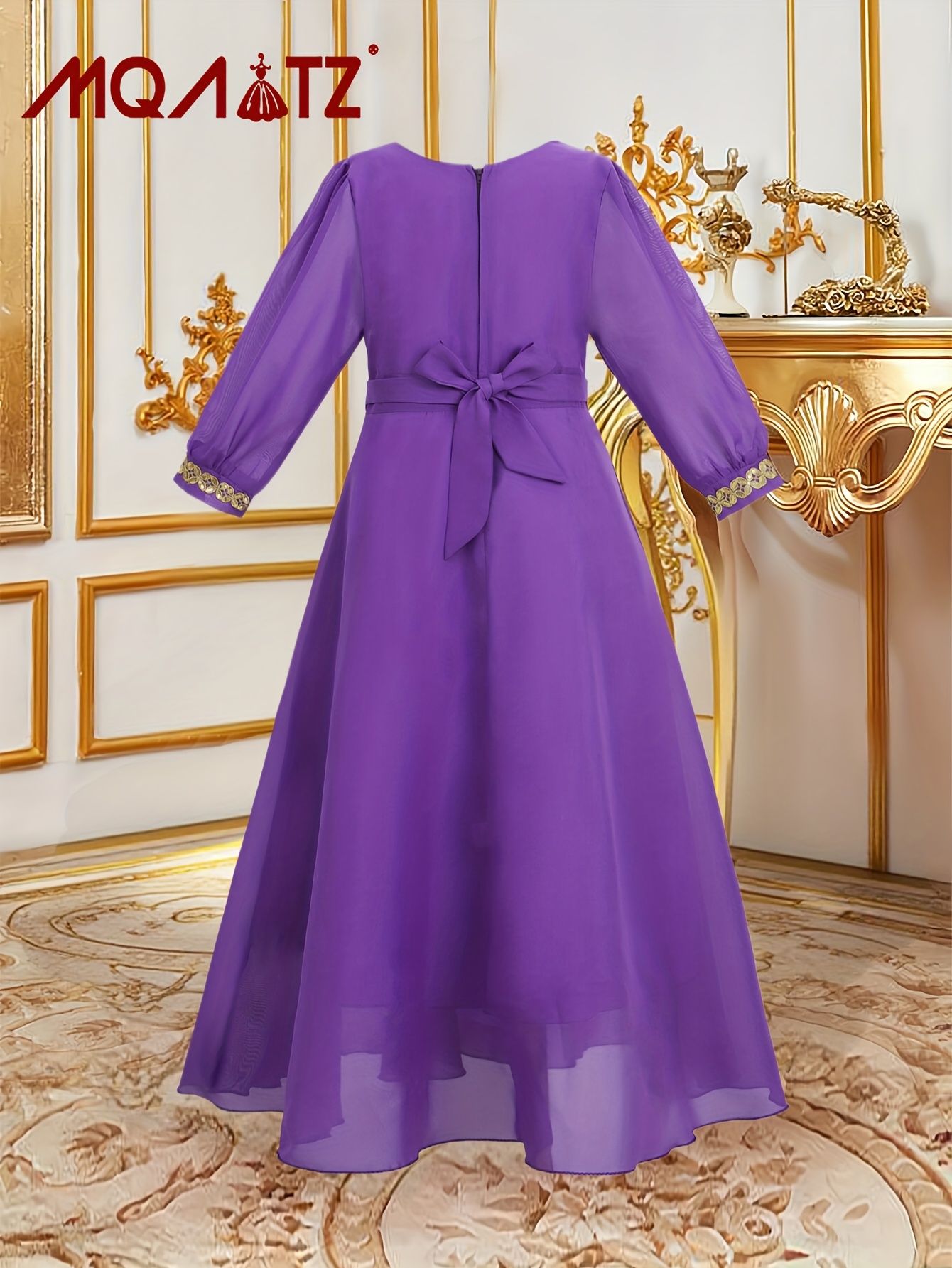 an elegant luxurious deep purple chiffon long - Temu Nigeria
