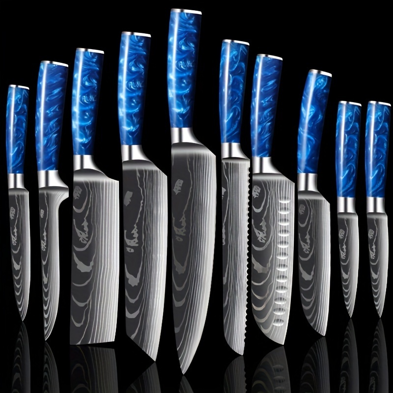 Knife Set, 6PCS Fish Cleaver Knife Chef's Butcher Boning Knife Utility  Paring Knife Fish Filleting Knife Kitchen Knife Set (Color : 6pcs)