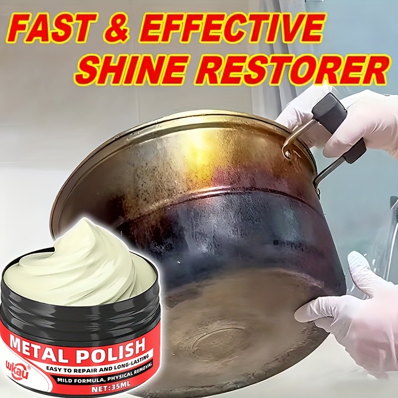   heavy duty oven old pot renovation restoration cream removes   stains   suitable for ovens stovetops pots pans   formula with before after results designed for metal  