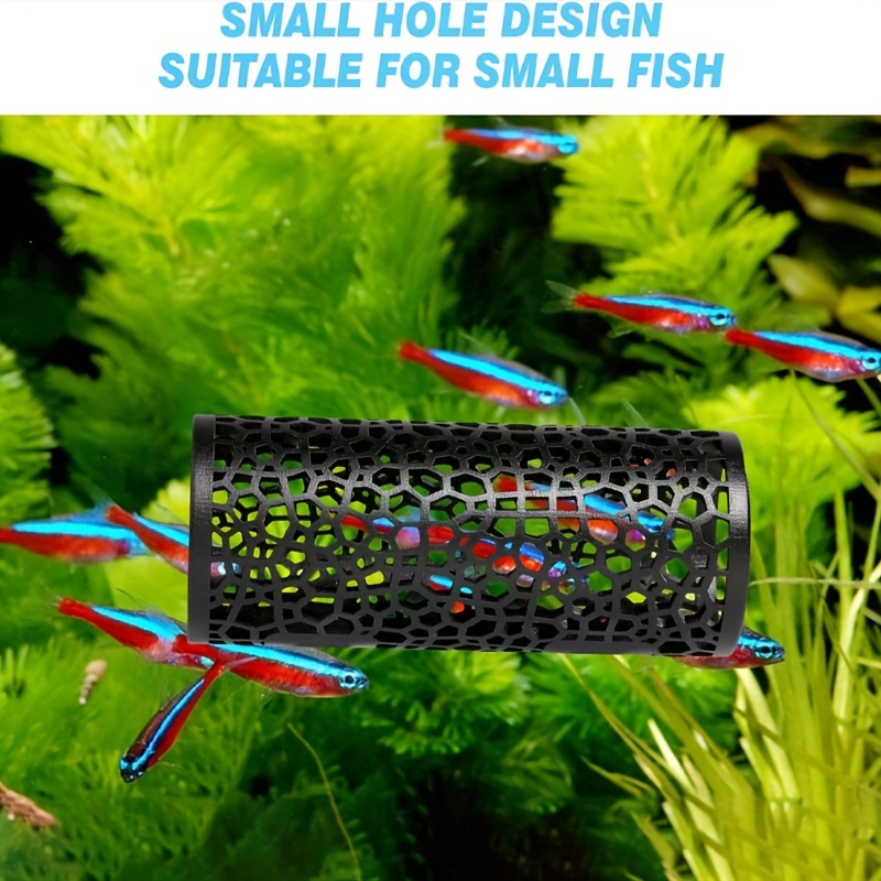 Betta Fish Rest Tunnel Guppy Hiding House Small Fish Shrimp Hiding Adsorption Tube