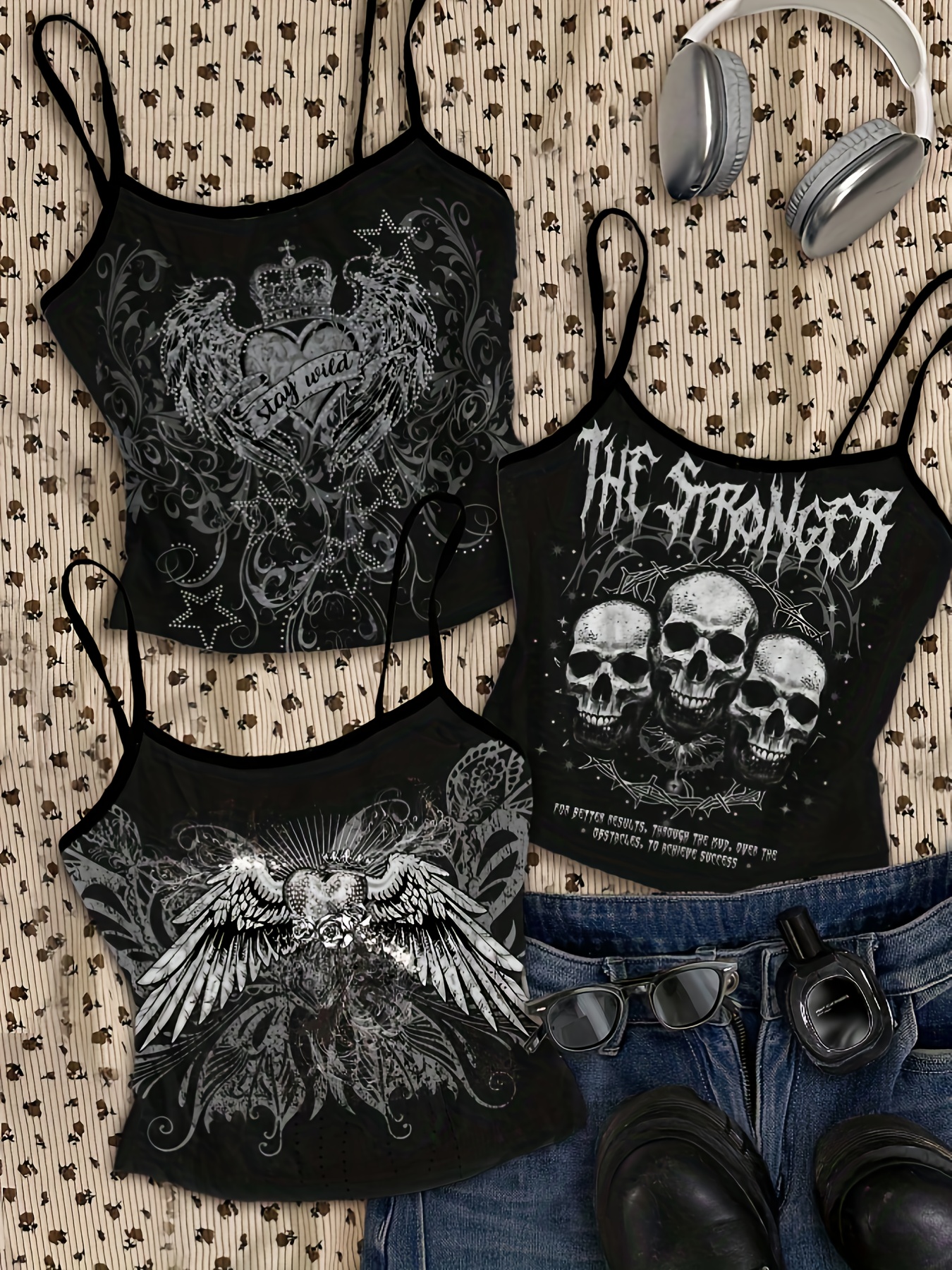 tank tops y2k sold on Temu Australia