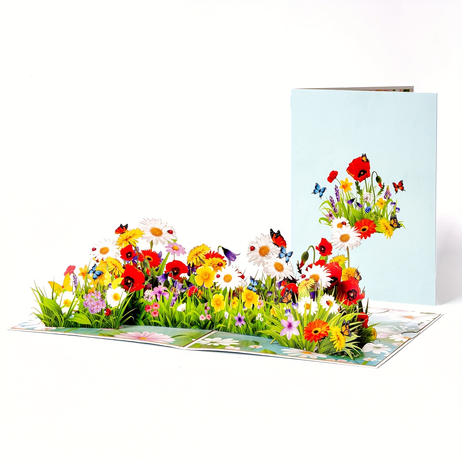 3d And Weed Bouquet Card - Birthday, Holiday, Valentine's Day Gift