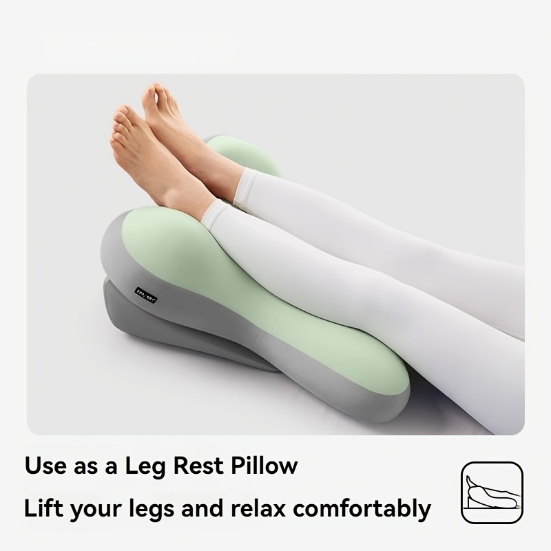 ELHIVE Adjustable Backrest Pillow for Bed - Ergonomic Memory Foam Bed Cushion with Leg Elevation Wedge & Leaning Support, Suitable for Back, Reading, - Grade Bed Wedge Pillow