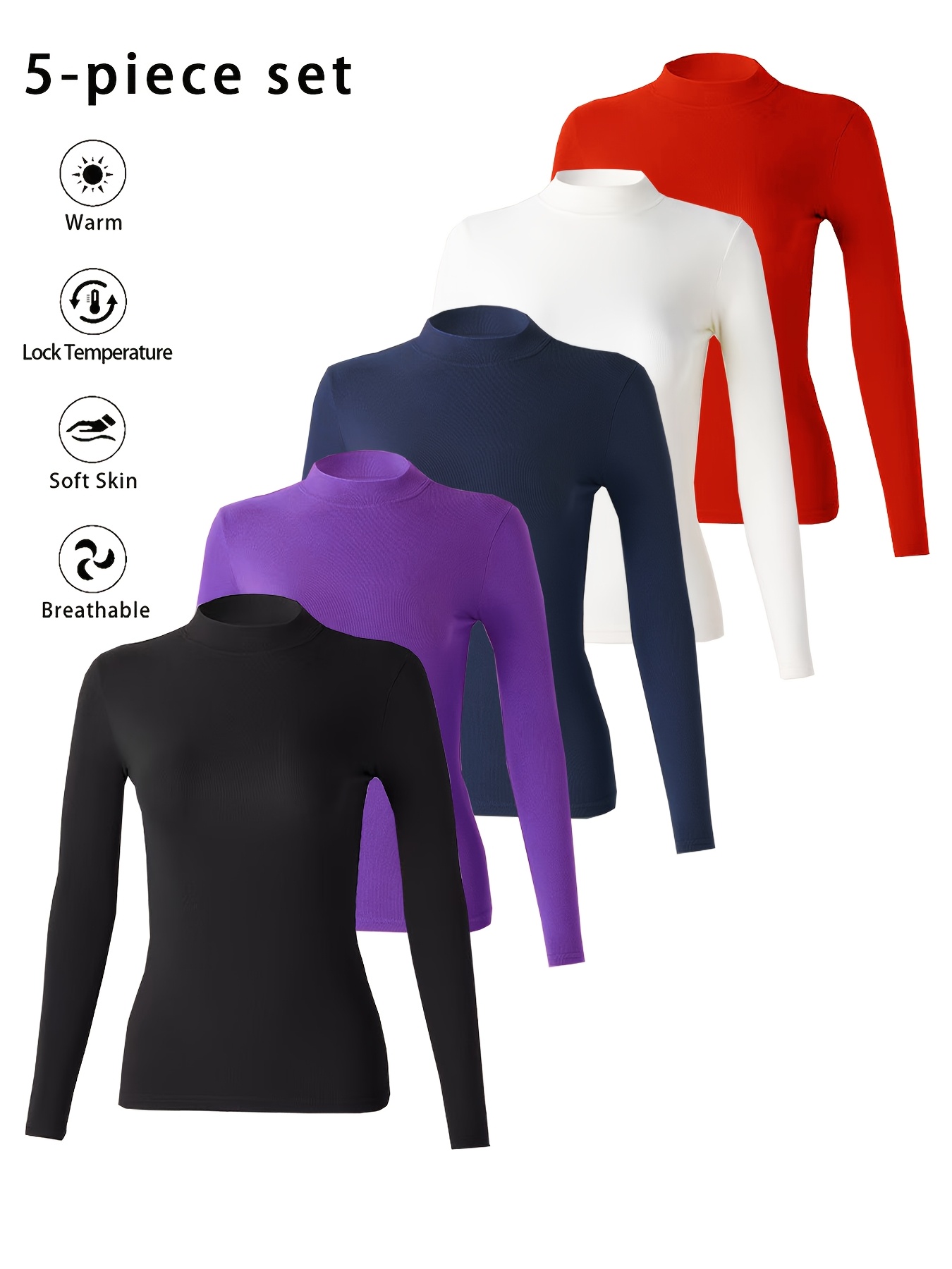 women's athletic set comfortable breathable stretchy thermal