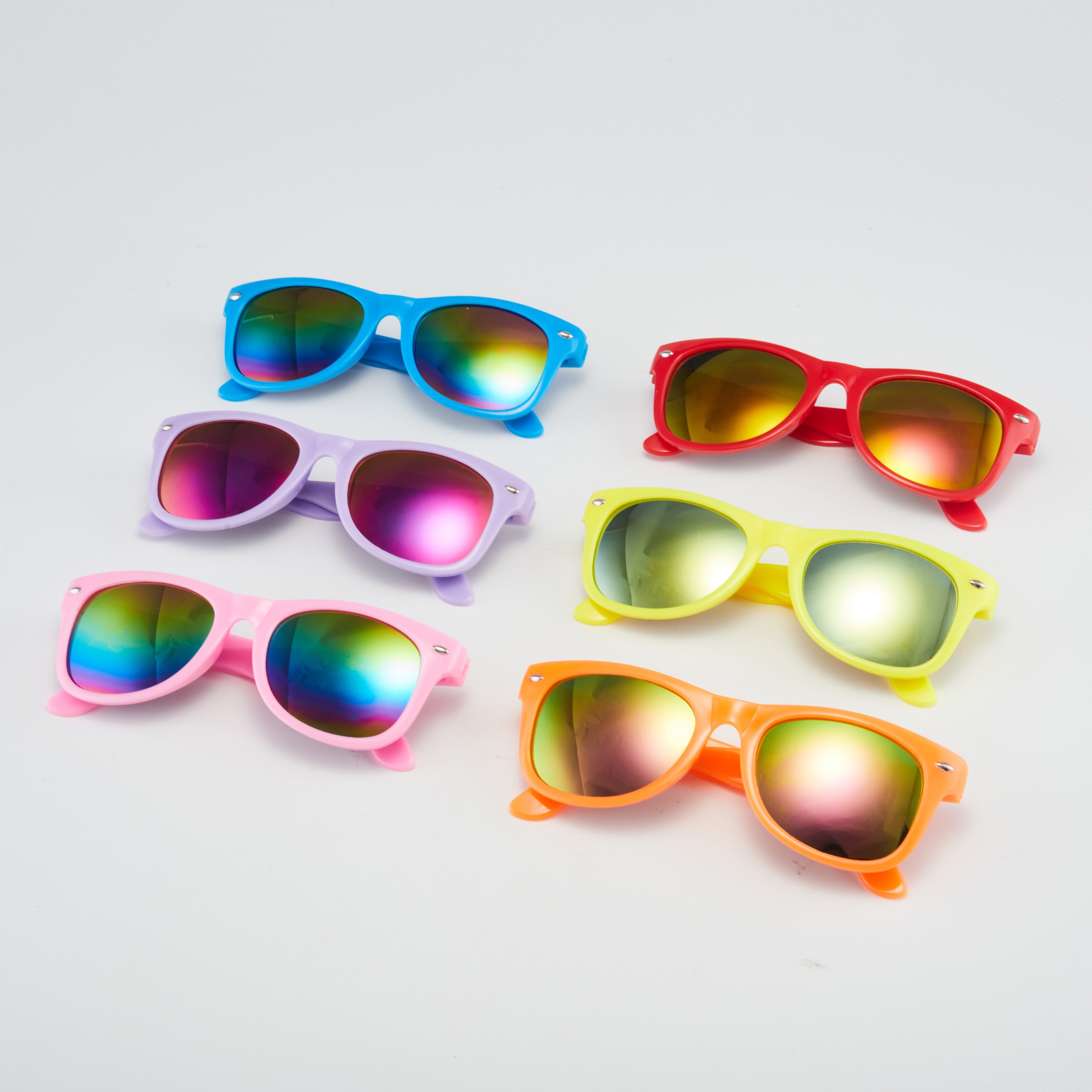 

12 Packs Of Kids' Neon Sunglasses With Uv400 Protection - Perfect For Pool Parties, Birthday Favors, And Goody Bags! Christmas, Halloween, Thanksgiving Day Gift