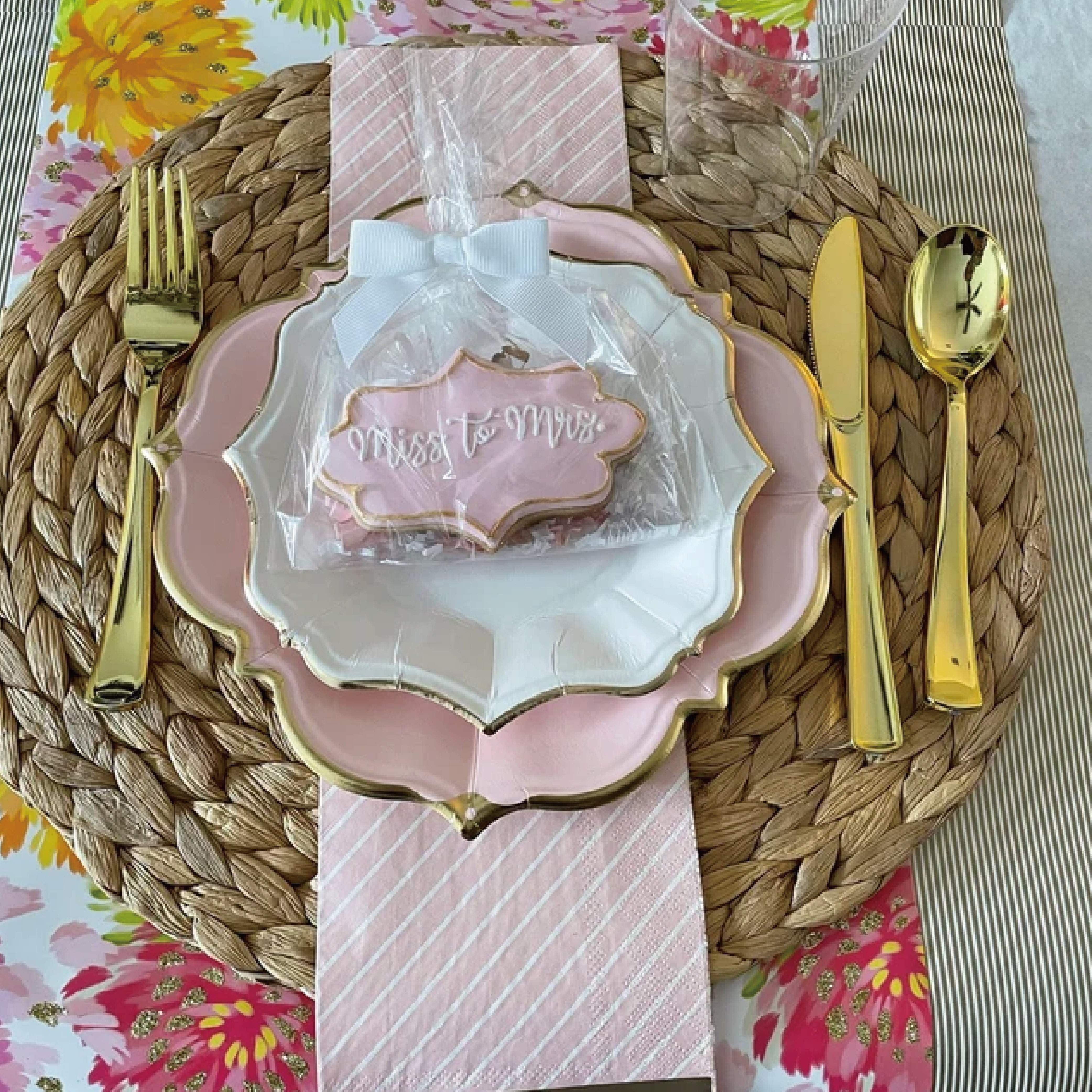 Kindergeburtstag ‚Kleine Eule‘ 1st Birthday Pappteller Rosa – 8 Stück Für Babyparty Deko, 23 Cm