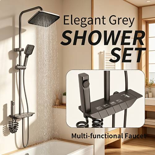 bdbx premium shower system with large 10 4 piano key control mode handheld shower bathroom shower set for bathing experience