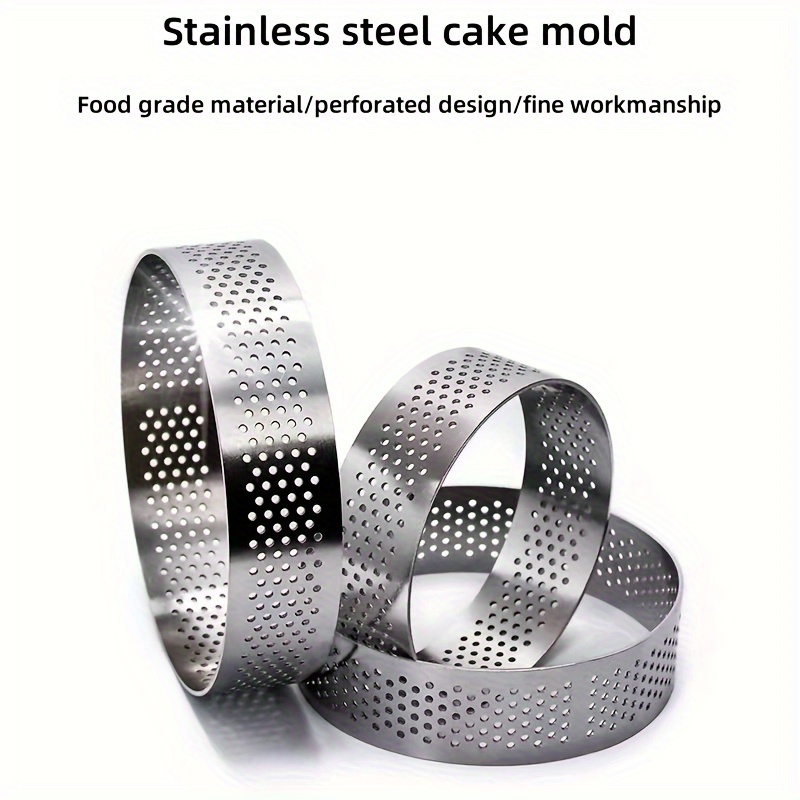 

8- Set Of 5cm Steel Molds For Tarts, Round , Tarts, Diy , Egg Tarts, , Halloween For Him Or Her