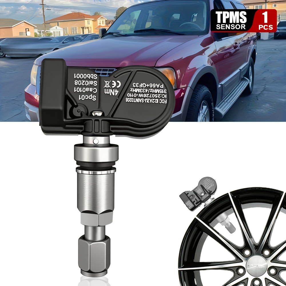 TPMS Sensor For Ford F150 4-Pack,315MHZ Tire Pressure Monitor System Ford F150 F250 F350 F450 F550 Escape Fusion Lincoln Mkx Mkc Mercury Replaces 9l3z1a1