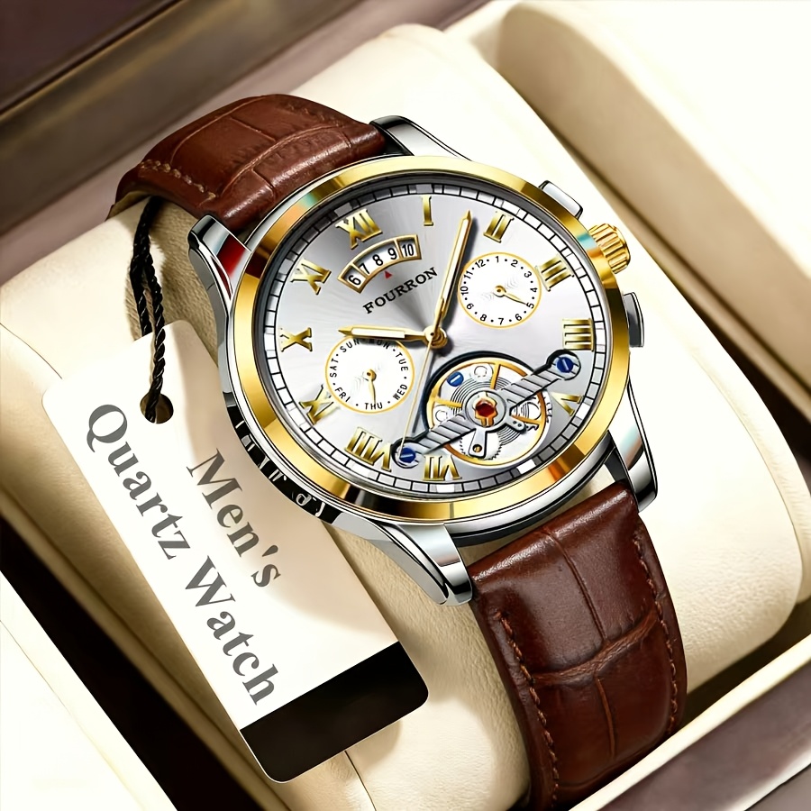Fully Automatic Quartz Watch with Minimalist Design