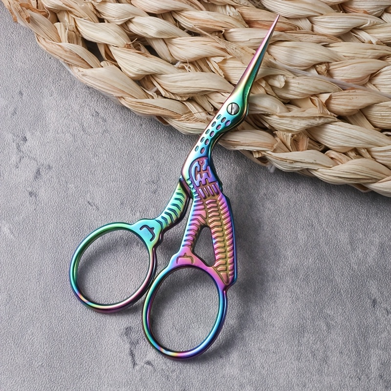   scissors colorful 1pc embroidery scissors stainless steel small c ft scissors  ow cross stitch sewing crochet scissors perfect tool for tailoring