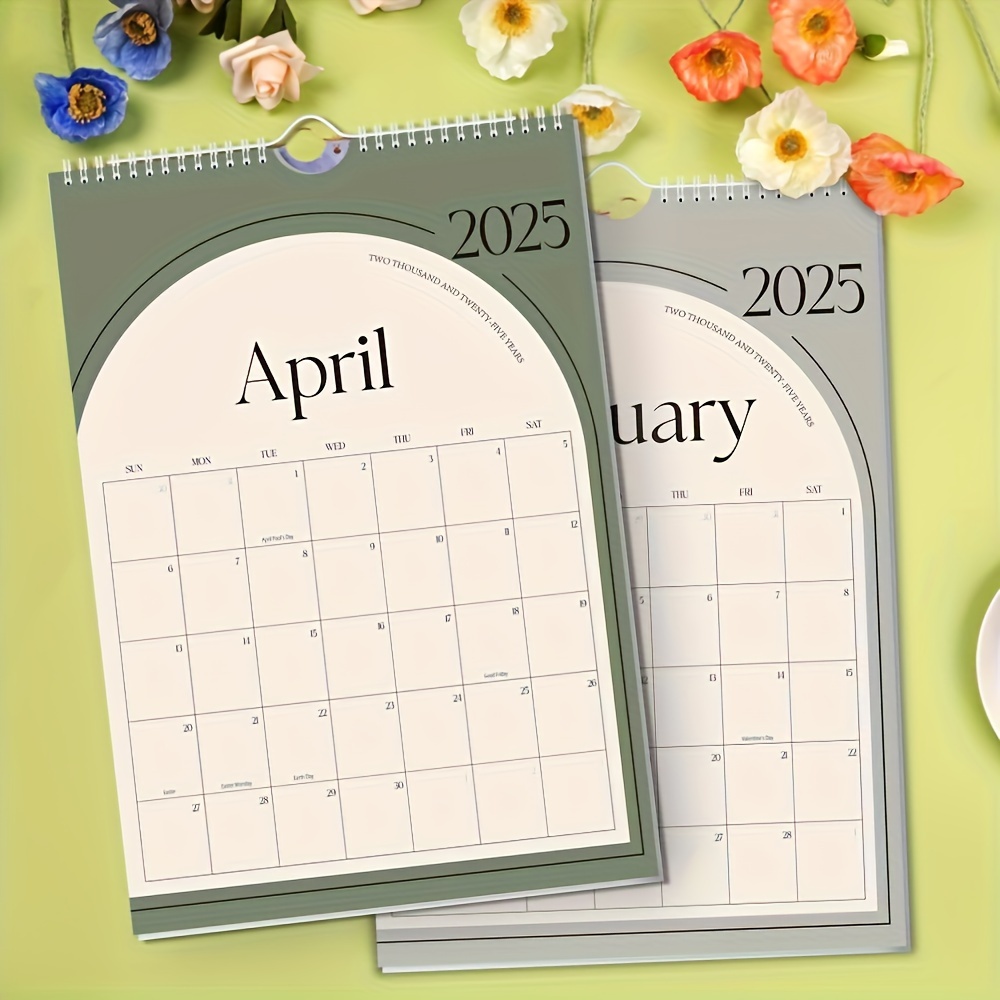 

2025 Wall Calendar: Monthly Planner, Running From To December 2025, 14.56 * 9.86 Inches, Calendar, Easy To Plan Monthly Schedule, Decorate Your Wall.