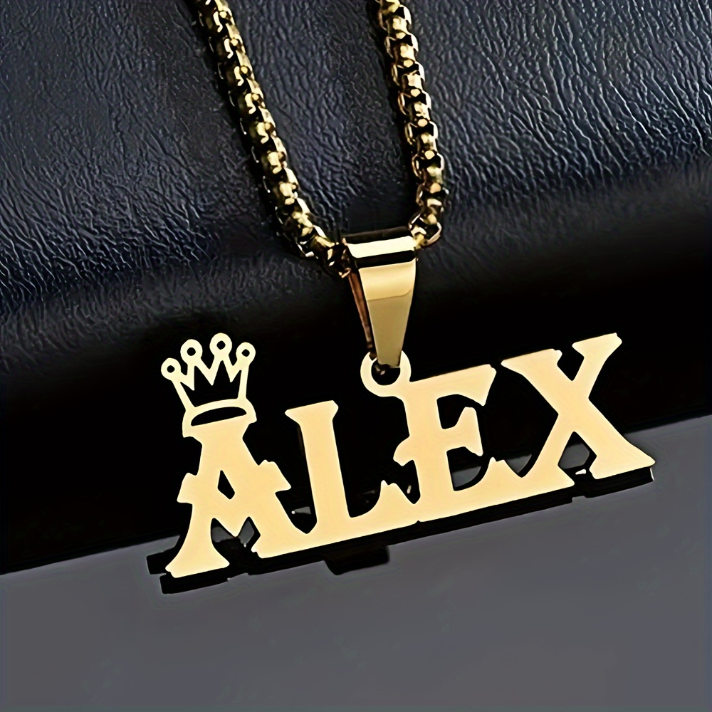 

Personalized Necklace & Tag - For 's Day, Birthdays, , Presents (english ) - , 18k , Suitable For & , -round