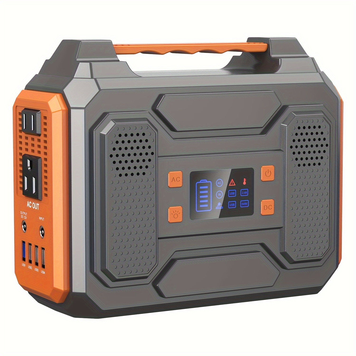 

300w 280wh, 110v Ac Outlet , Dc, Usb Qc3.0 Outputs, External Battery For Camping Rv Use ( )