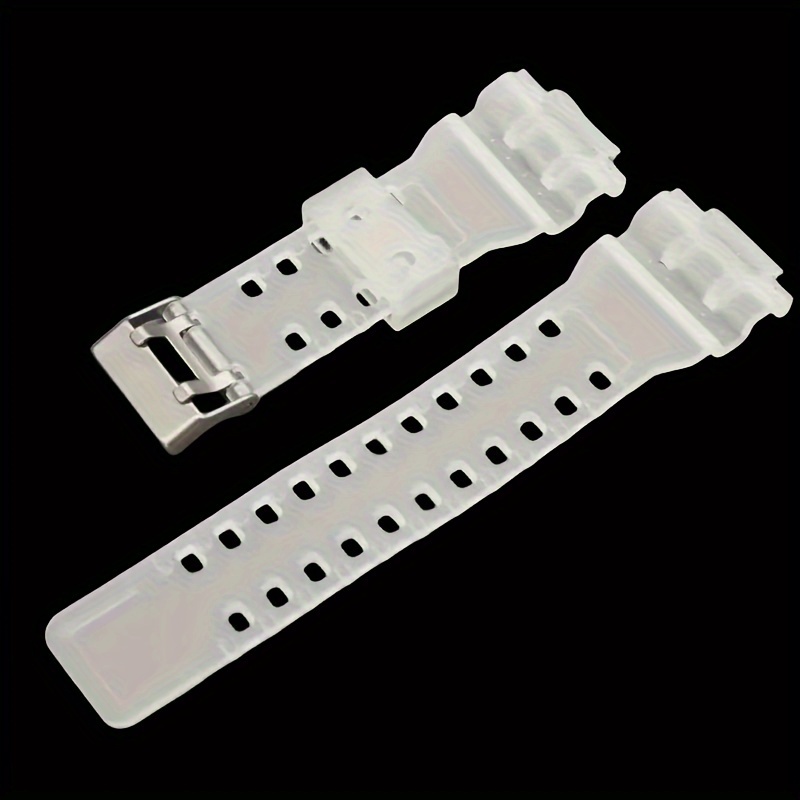 

16mm Pu Watchband For Casio Ga-110 Ga-100 Gd-100 Men Sports Waterproof Replacement Bracelet Band Strap