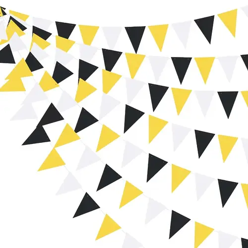 Triangle Shaped String banners and sold on Temu
