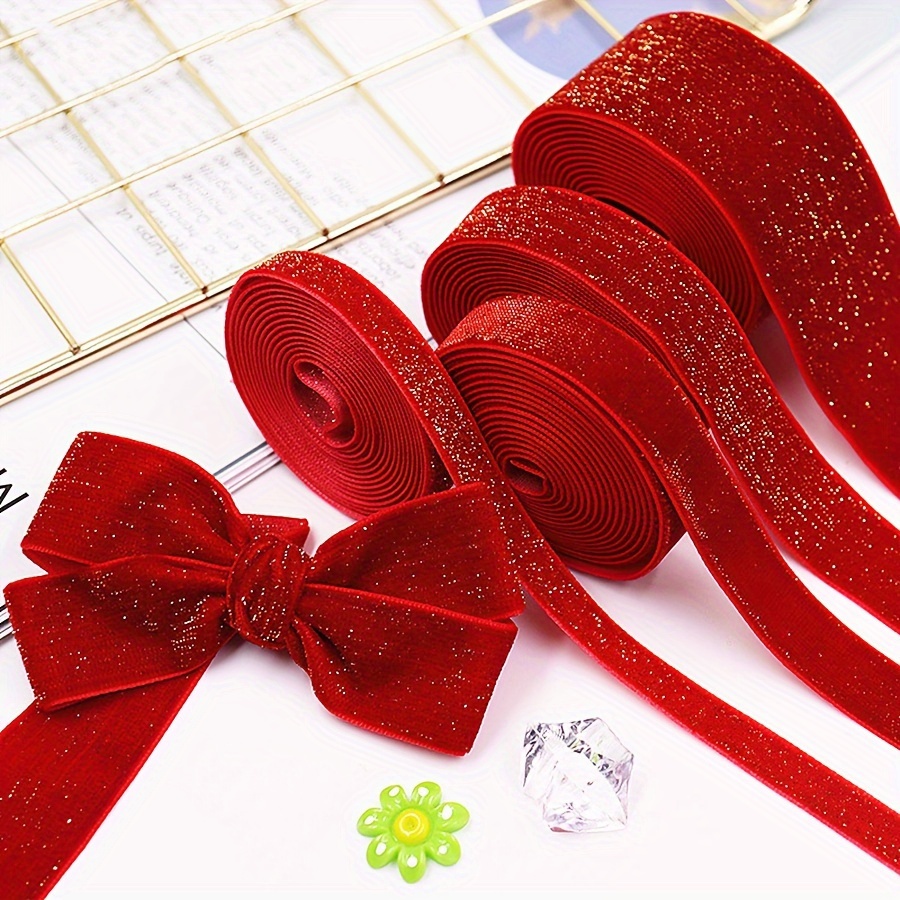 

Elegant Ribbon With Golden Accents - Diy Wedding Decor, Gift Wrapping & Hair Bows