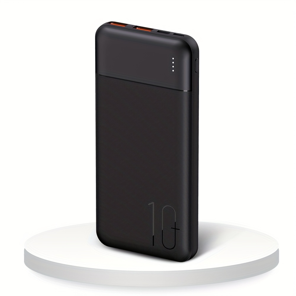 TEMU 10000mah Portable Power Bank For Iphone 18 Pro And Pro Max, Portable Fast Charging Battery, 3.7v Battery Pack, Multi-device, Convenient To Carry
