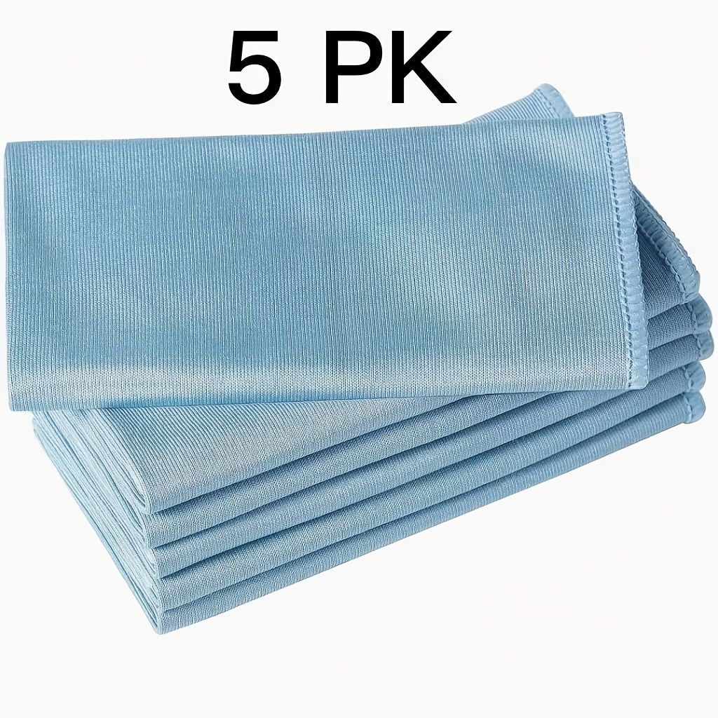 TEMU Microfiber Cleaning Cloths, Lint Free Quickly Clean Window, Glasses, Windshields, Mirrors, And Stainless Steel, Super Absorbent & Fast-drying,