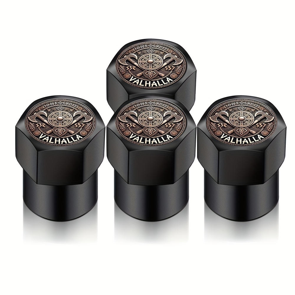 Image of 4pcs Universal Car Wheel Tire Air Stem Valve Caps Covers Auto Stickers,fit For Motorcycle, Trucks Unique Gift For , For Design,bike Accessories