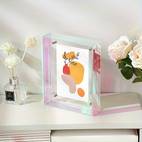 acrylic photo frame set 1pc vertical plastic picture frame for tabletop display oblong transparent frames for wall art certificates posters