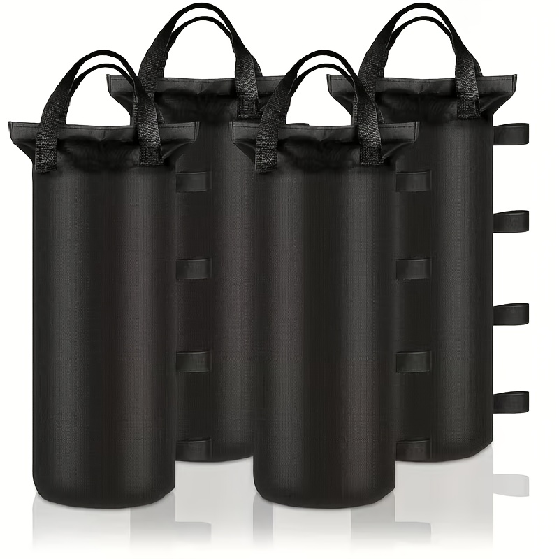 TEMU 4pcs Thickened Tent Sandbags, Pop-up With Reinforced And For Instant Tents, Shelters & Outdoor Shelters Stability, Durable Fabric Weight Bags, Shelter Anchors, Camping Gear, Backyard Setup