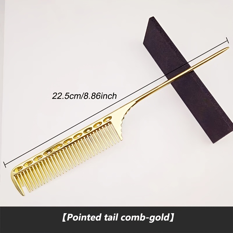 TEMU 1pz per in Acciaio Inossidabile da Styling da Parrucchiere da Taglio da Styling in Alluminio Spaziale Anti-Statico Strumenti di per Parrucchieri