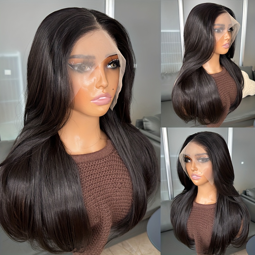 Straight 13x4 Layered Haircut Lace Front Human Hair Wig
