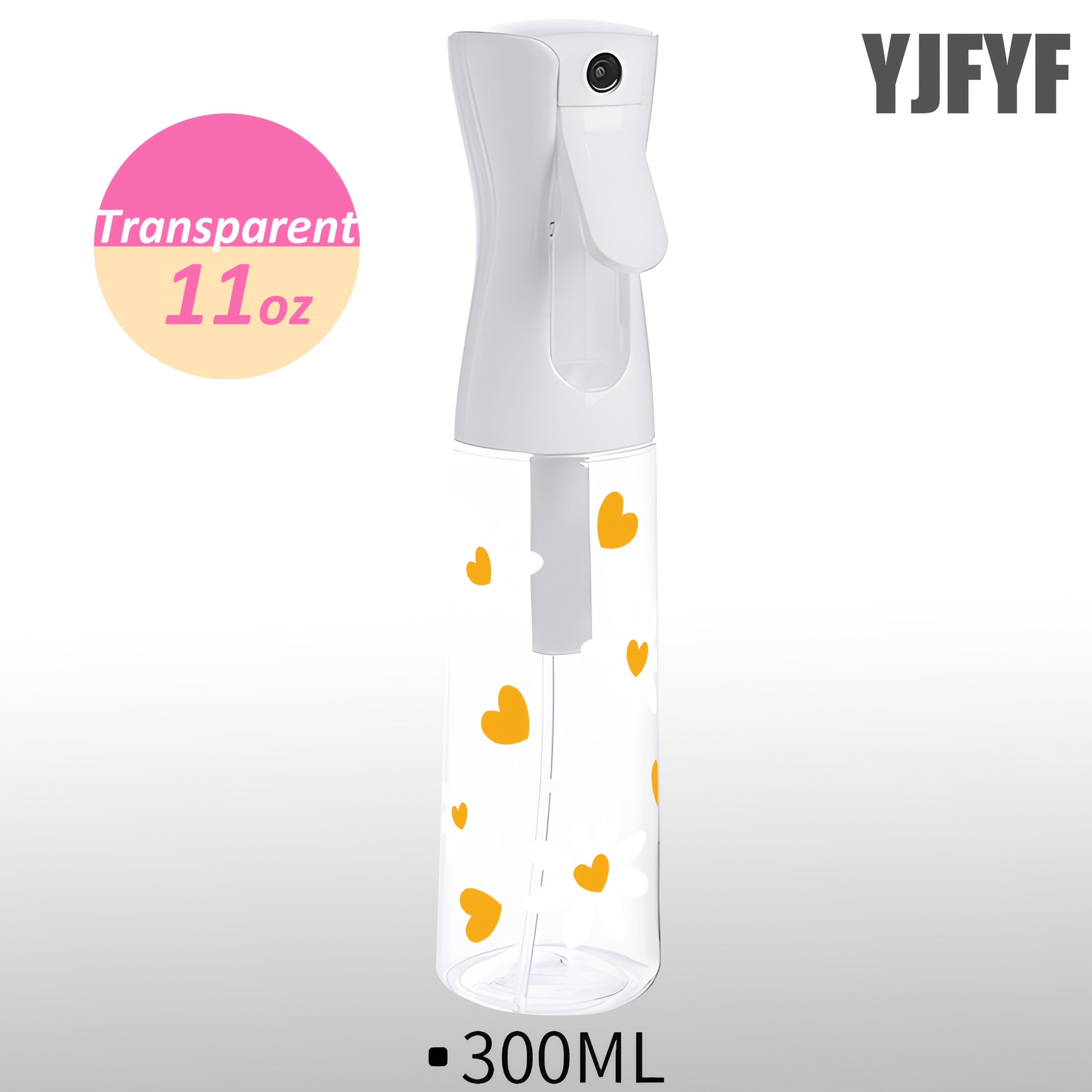 1pc, Cute And Small Chrysanthemum Pattern Fine Mist Spray Bottle For Travel And Business Trips, Reusable Dispenser, Continuous Water Mister For , Cleaning, Plants, And Facial Moisturizing