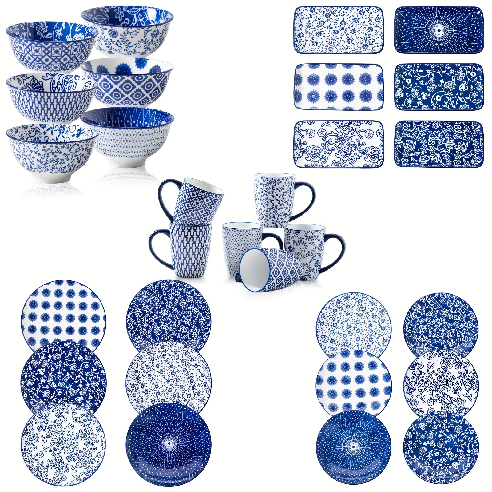 Mackenzie Childs Dessert, Salad Plate Set Inch, Colorful