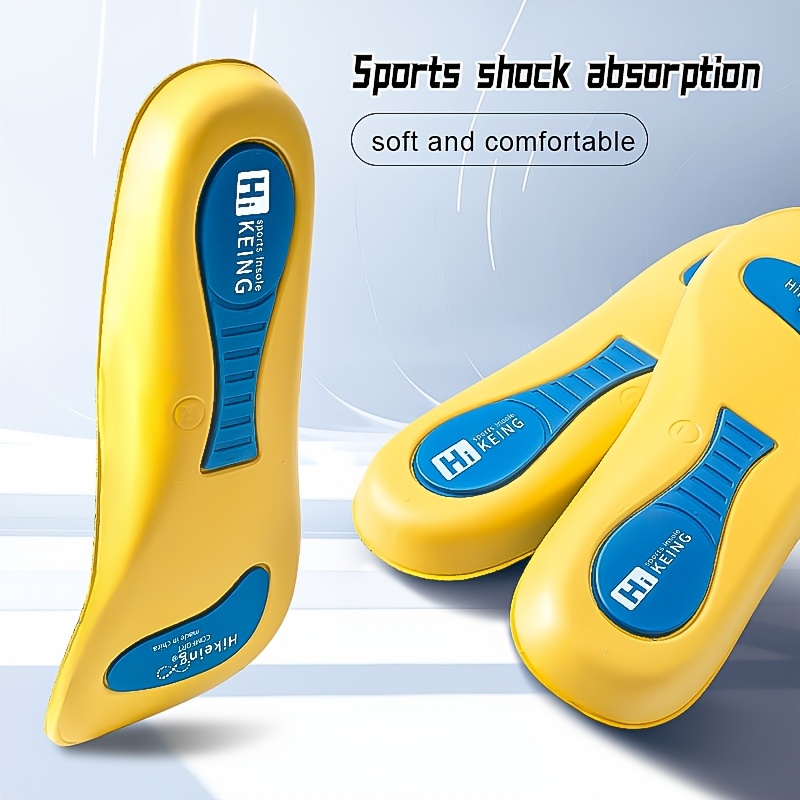 shock absorption sports insoles men women eva arch support Temu