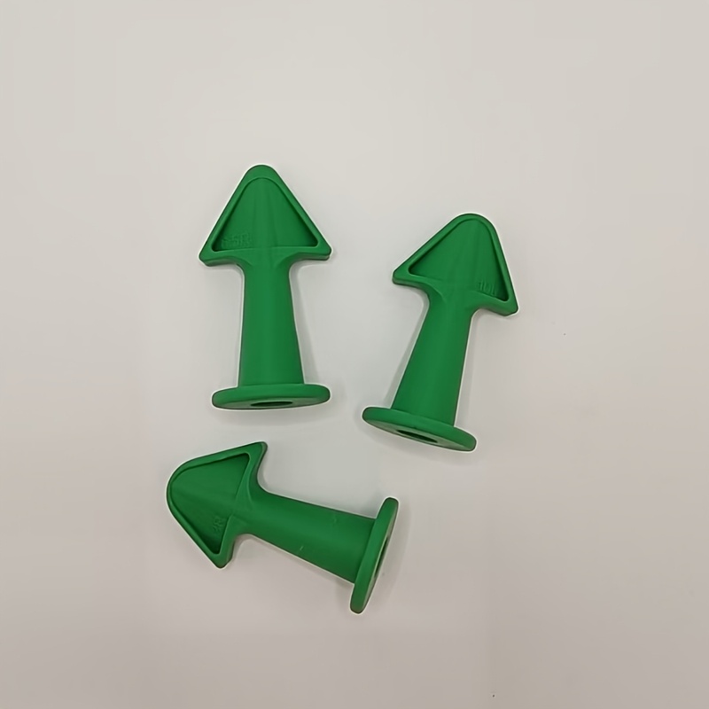 3pcs/ Plastic Nozzles, Sealant Application Grouting Tool, Scraper Application Sealant Application Grouting Tool, Sealing Nozzle Piston Accessory, Used For Floor Cleaning, Tile Joint Dirt Scraping