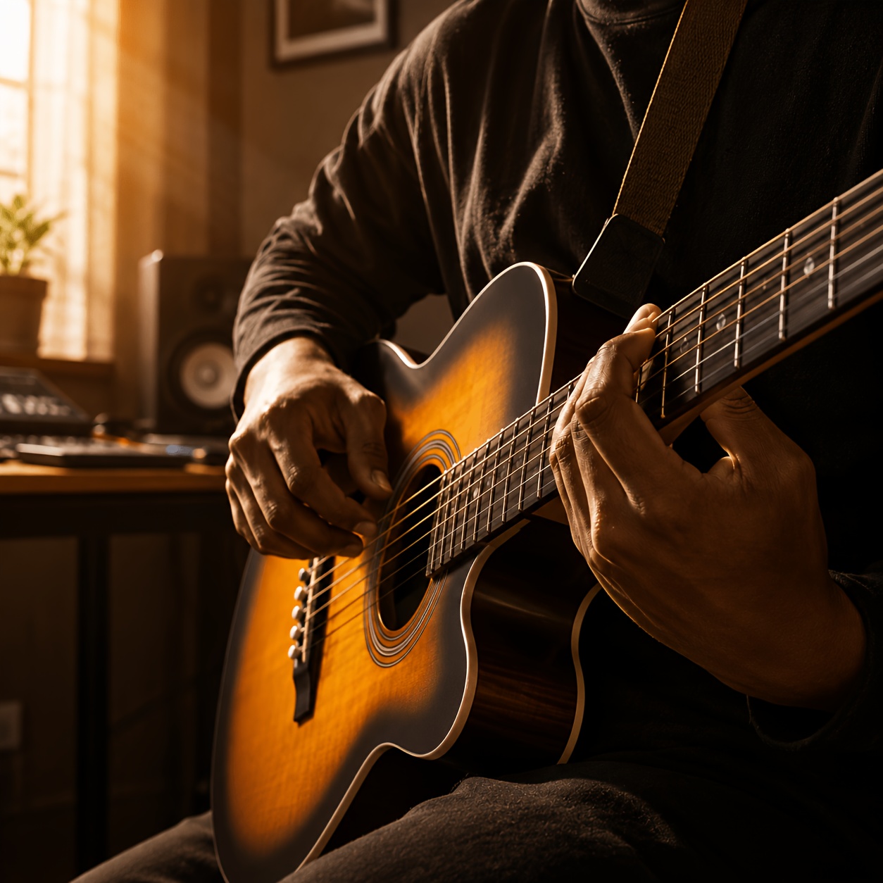 5 Colors Available 38" Acoustic Guitar Starter Kit 6-String... product image 6