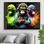 1pc vibrant music canvas art print fashionable frameless wall decor waterproof ideal for living room bedroom office bar contemporary animal print poster music wall decor