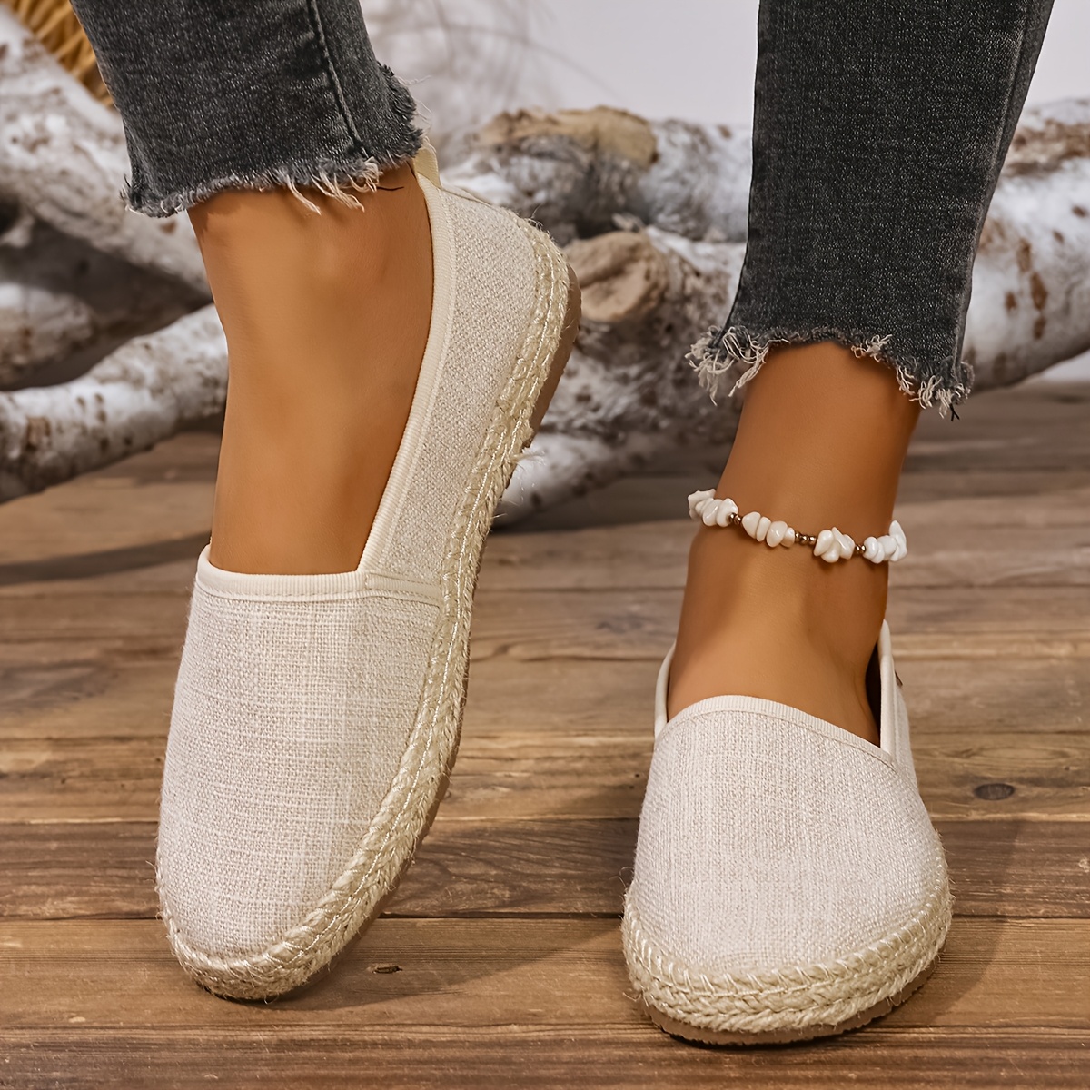 fashionable simple solid casual womens flat Temu Australia